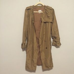 Moschino Khaki Cream Coat Trench coat